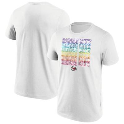 Kansas City Chiefs Pride Graphic T-Shirt – Weiß – Herren Image