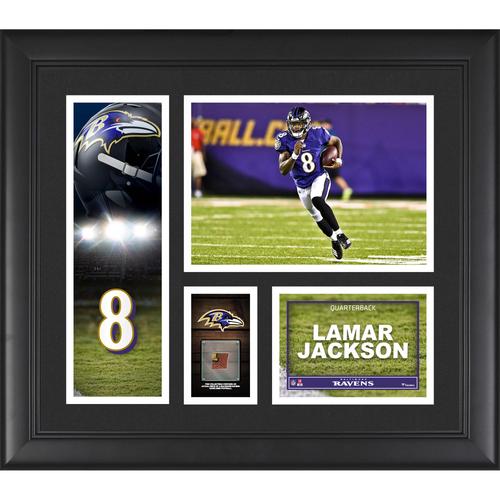 Lamar Jackson Baltimore Ravens Gerahmte 15