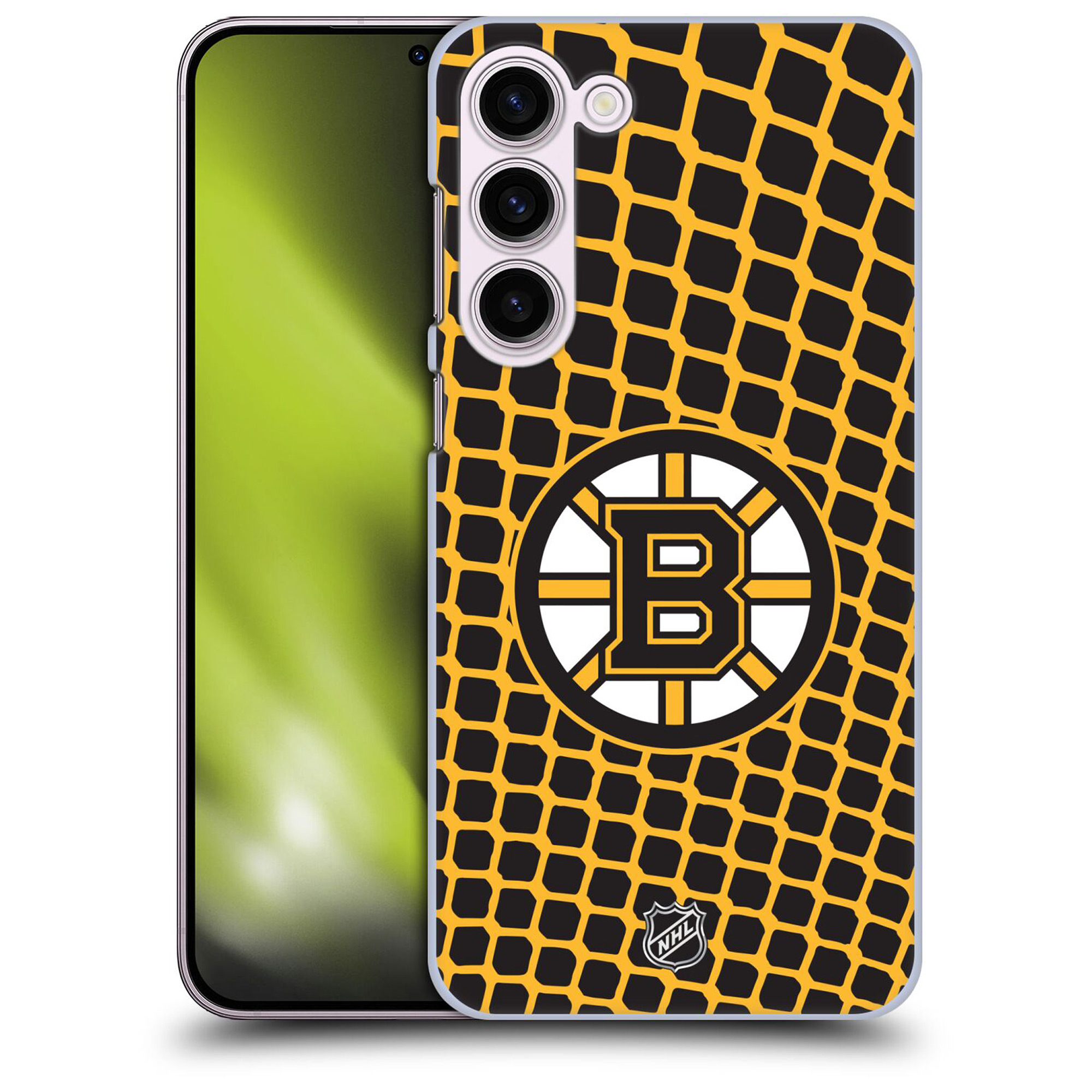 Boston Bruins NHL Net Pattern Grafik Phone Case - Samsung Image