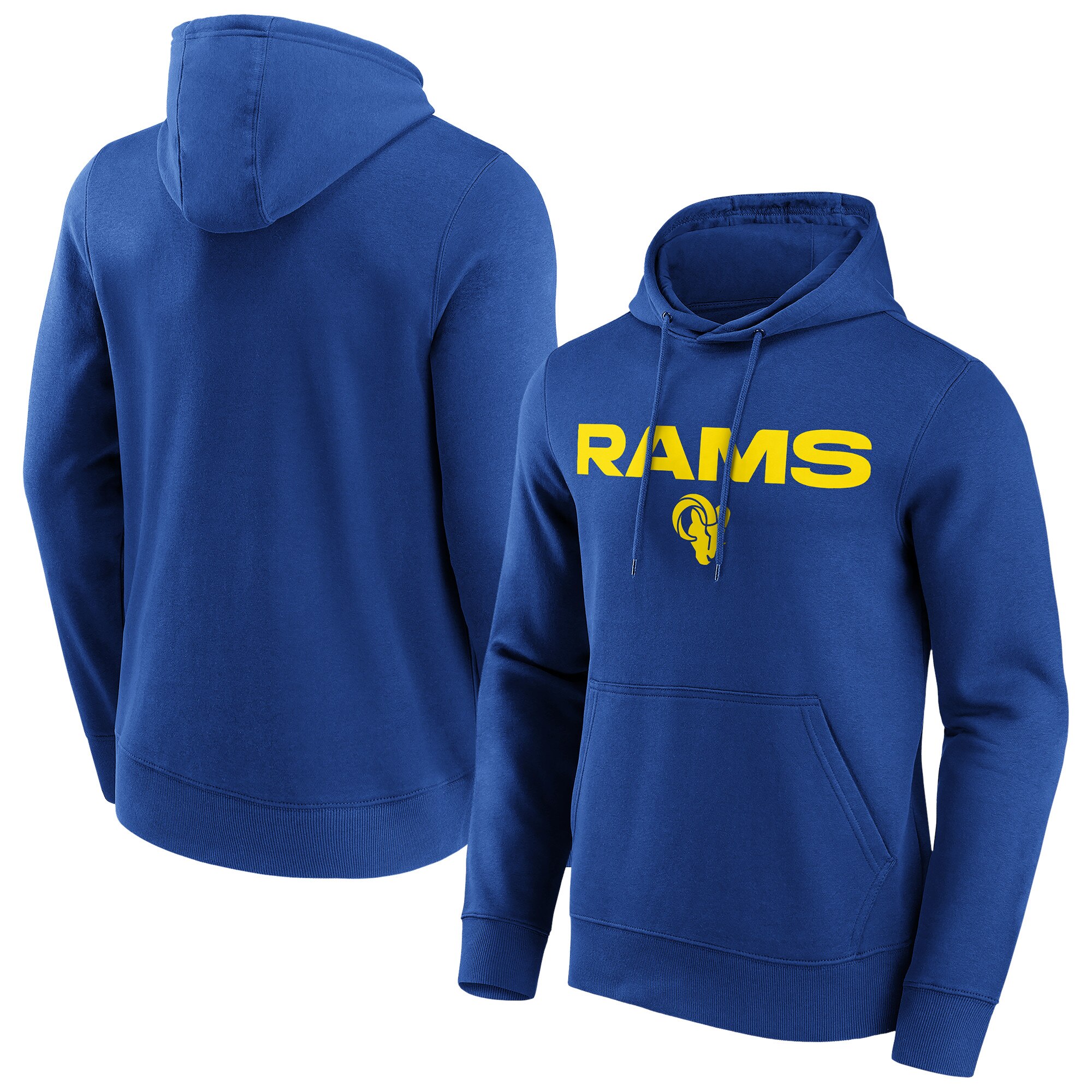 Los Angeles Rams Hoodie in Primärfarbe mit Wortmarke - Herren Image