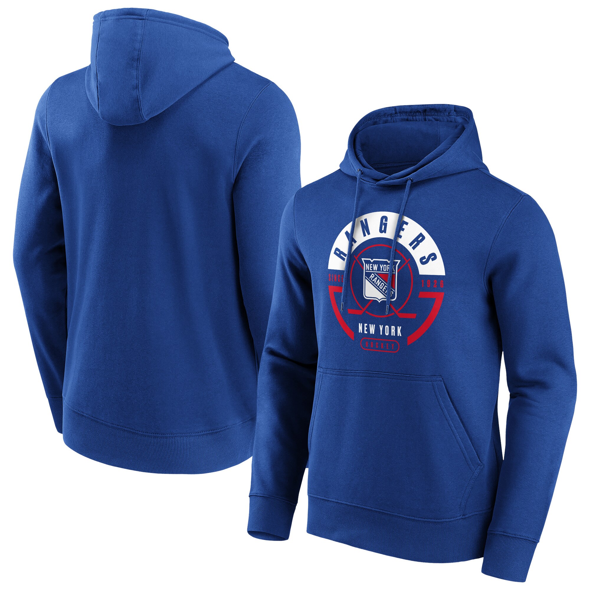 "New York Rangers Fanatics Branded Block Party Hoodie - Royal - Herren" Image
