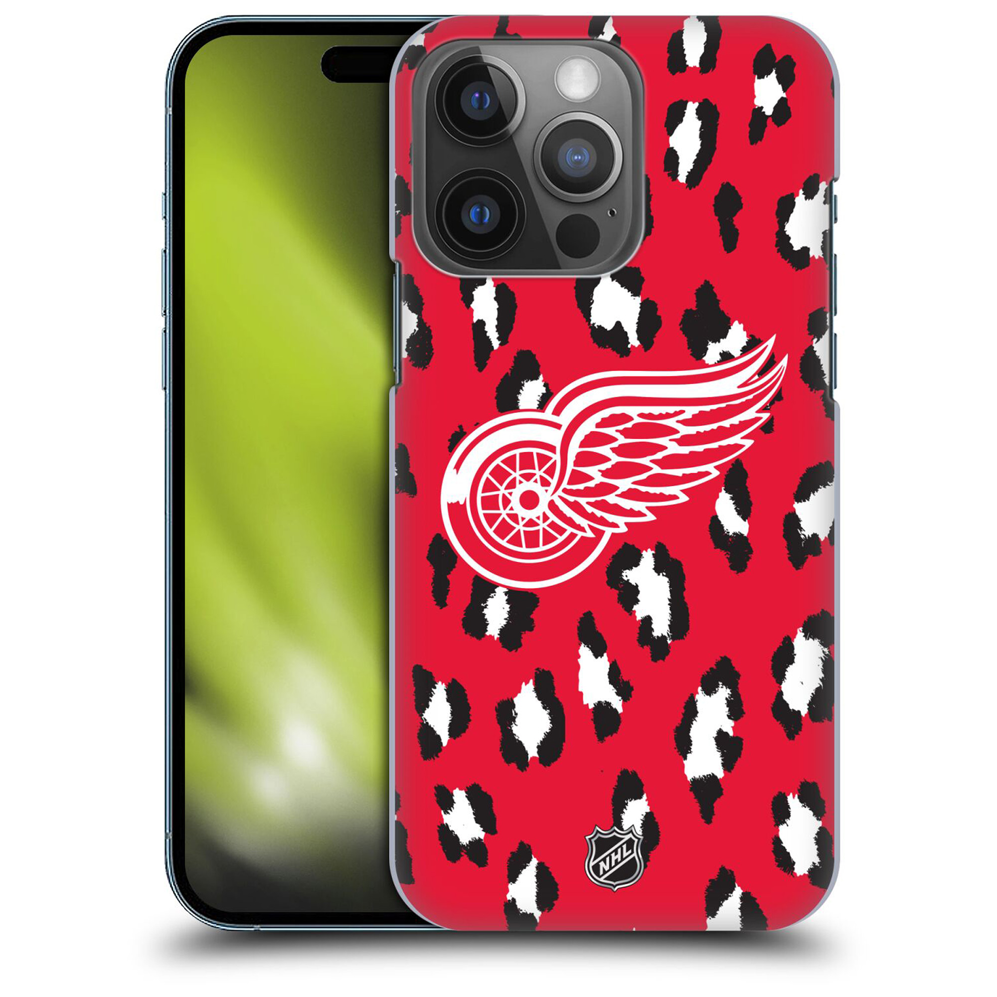 Detroit Red Wings NHL Leopard Grafik Phone Case - iPhone Image