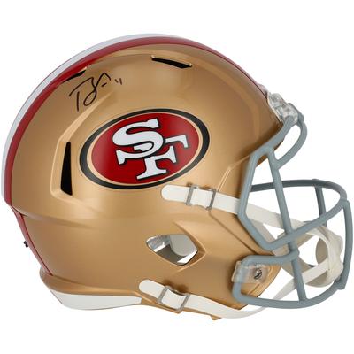 Von Brandon Aiyuk signierter Speed-Replika-Helm der San Francisco 49ers Image