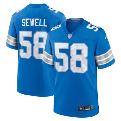 Detroit Lions Nike Game Heimtrikot - Blau - Penei Sewell - Herren Image