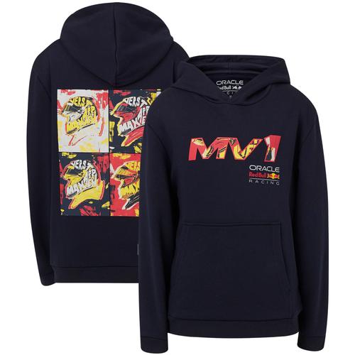 Red Bull Racing Max Verstappen Pop Art Driver Hoodie – Kinder