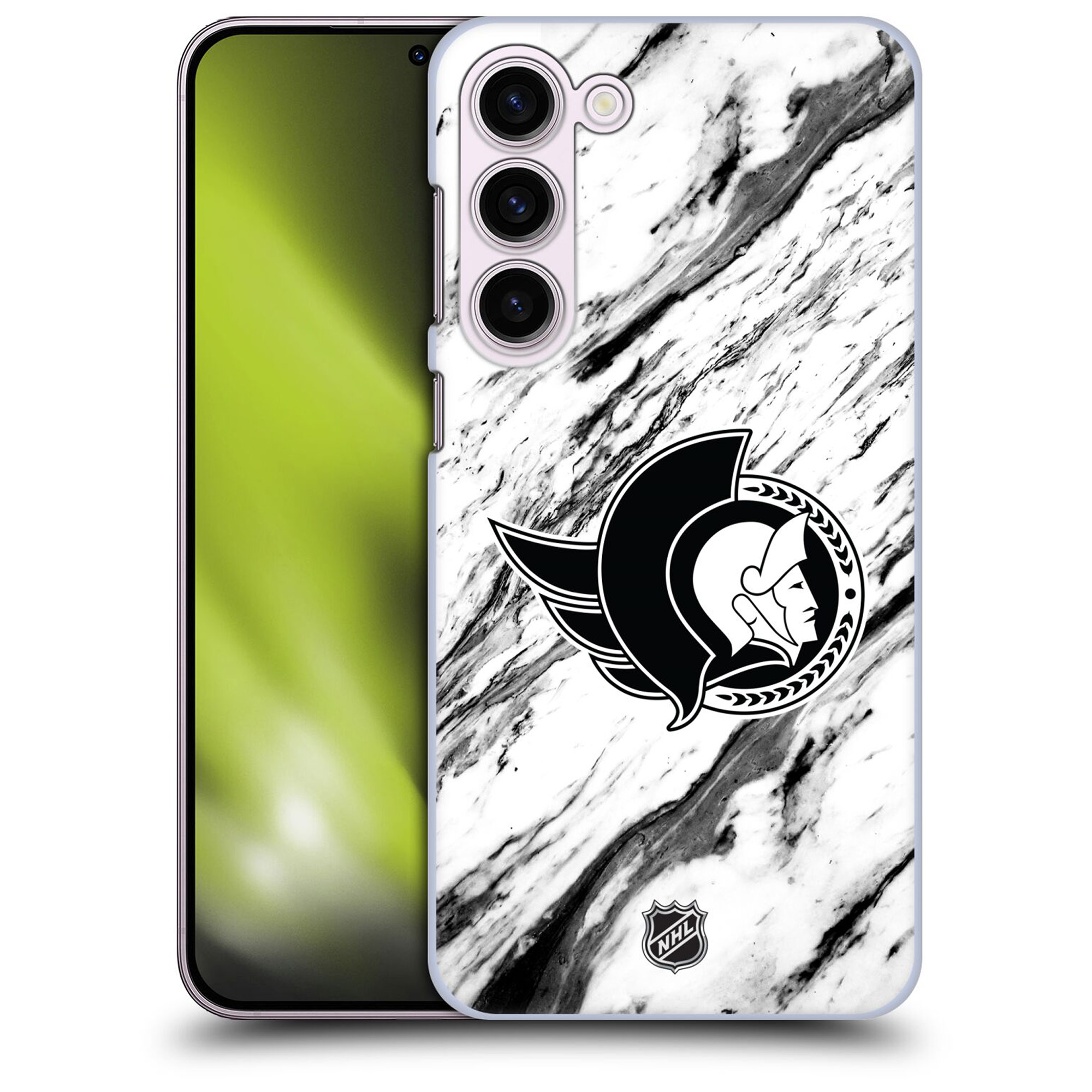 Ottawa Senators NHL Marble Pattern Grafik Phone Case - Samsung Image