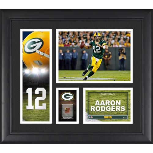 Aaron Rodgers Green Bay Packers Gerahmte 15