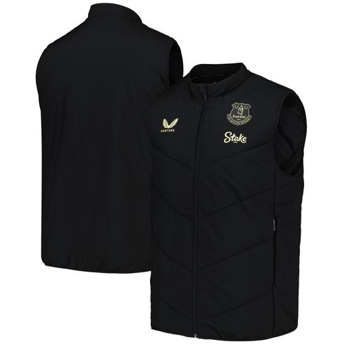 Everton Castore Trainer-Trainingsweste – Schwarz