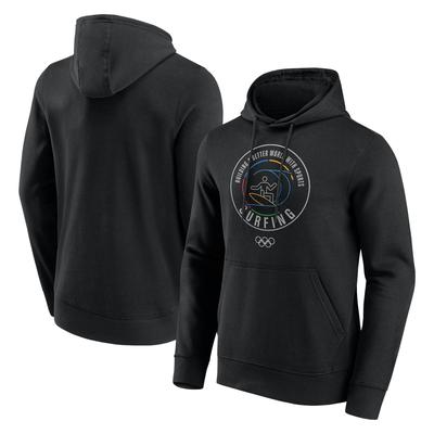 Kollektion Olympic Surfing Pictogram Hoodie – Schwarz – Unisex Image