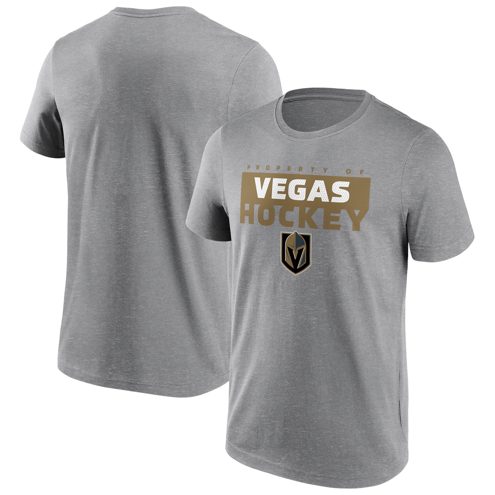 Vegas Golden Knights Fanatics Branded Gain Ground T-Shirt - Sportgrau - Herren Image