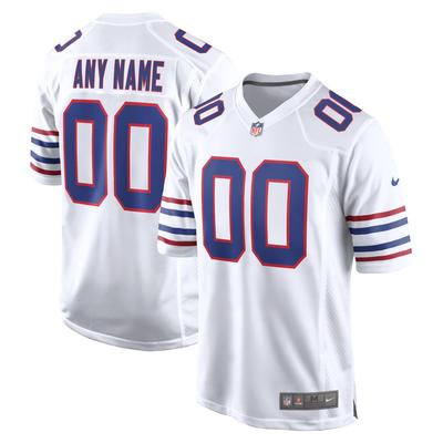 Buffalo Bills Nike Game Ausweichtrikot - Weiß - Personalisiert - Herren Image