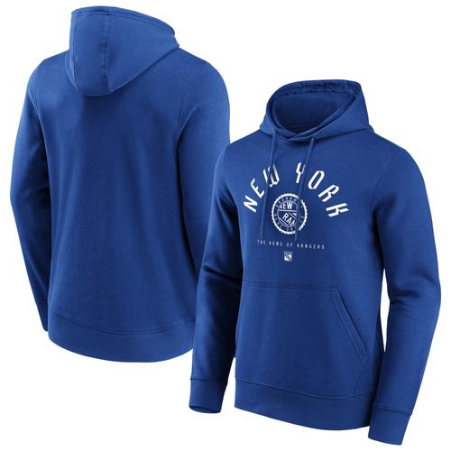 New York Rangers College-Stempel-Hoodie – Herren