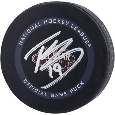 Von Troy Terry signierter offizieller Spielpuck der Anaheim Ducks für das NHL All-Star Game 2022 Image