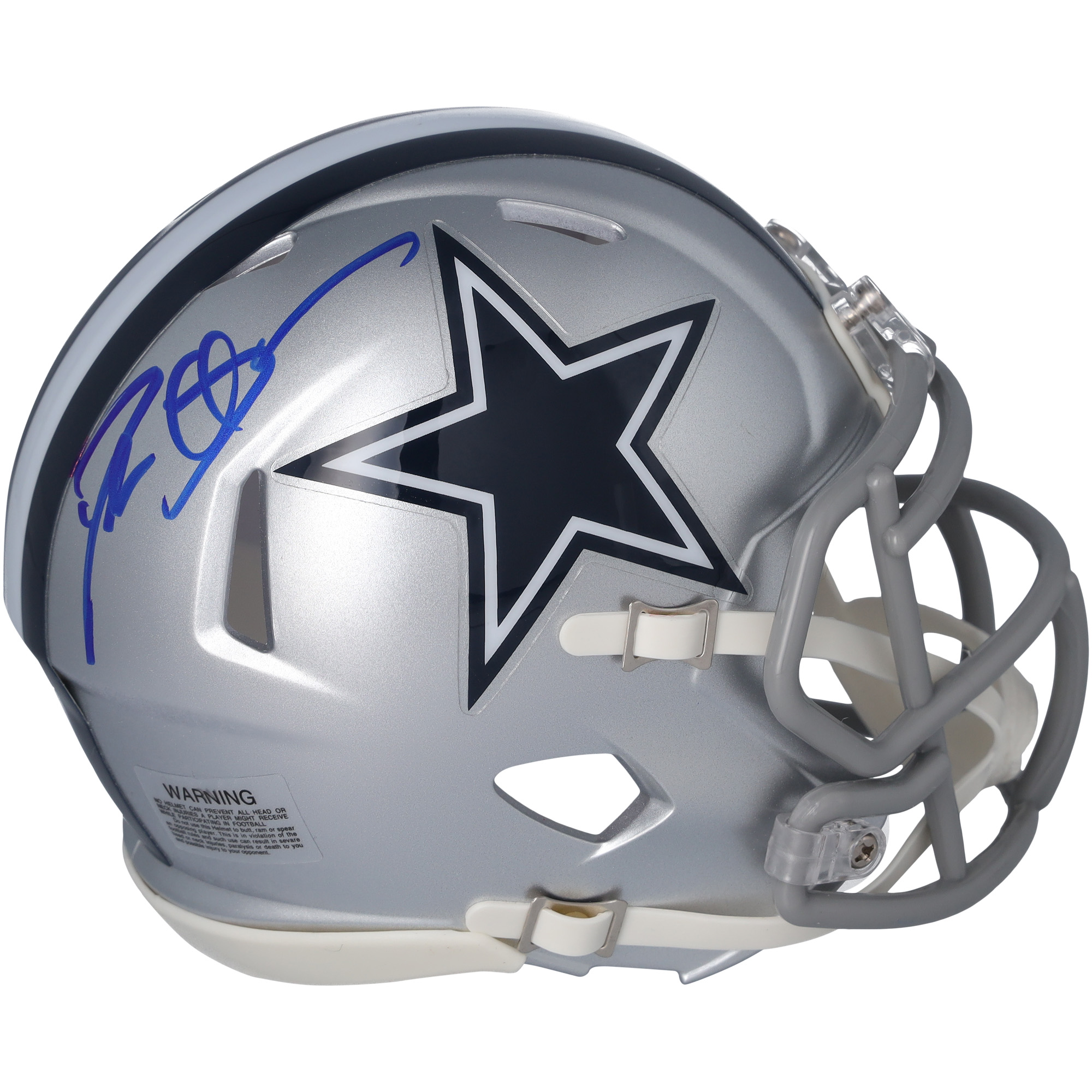 Deion Sanders Dallas Cowboys signierter Riddell Speed Mini-Helm Image