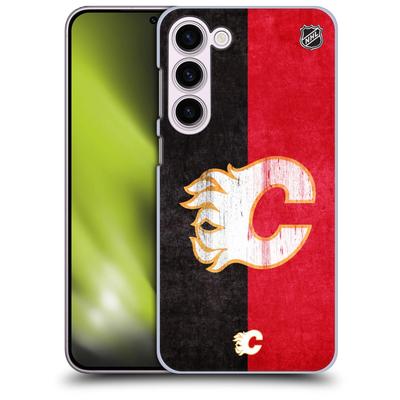 Calgary Flames NHL Half Distressed Grafik Phone Case - Samsung Image