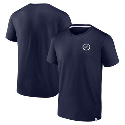 Millwall Essentials T-Shirt mit kleinem Wappen – Marineblau – Herren Image