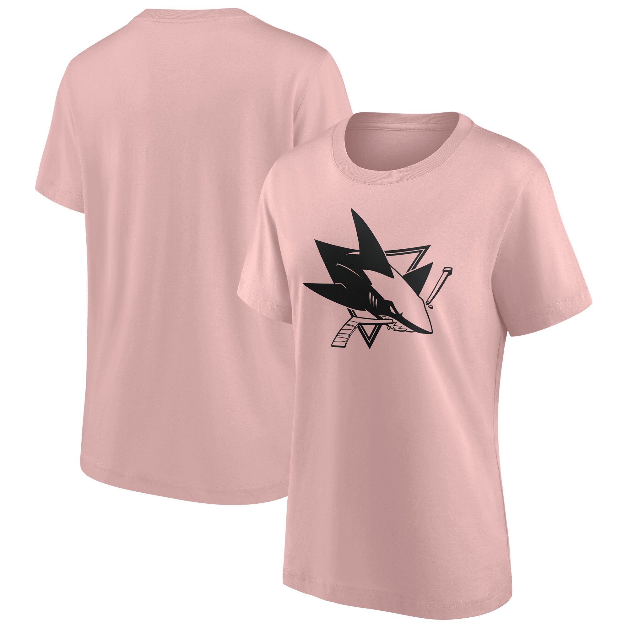 San Jose Sharks Fanatics Branded Fashion Color Logo Hoodie - Khaki - Damen Image