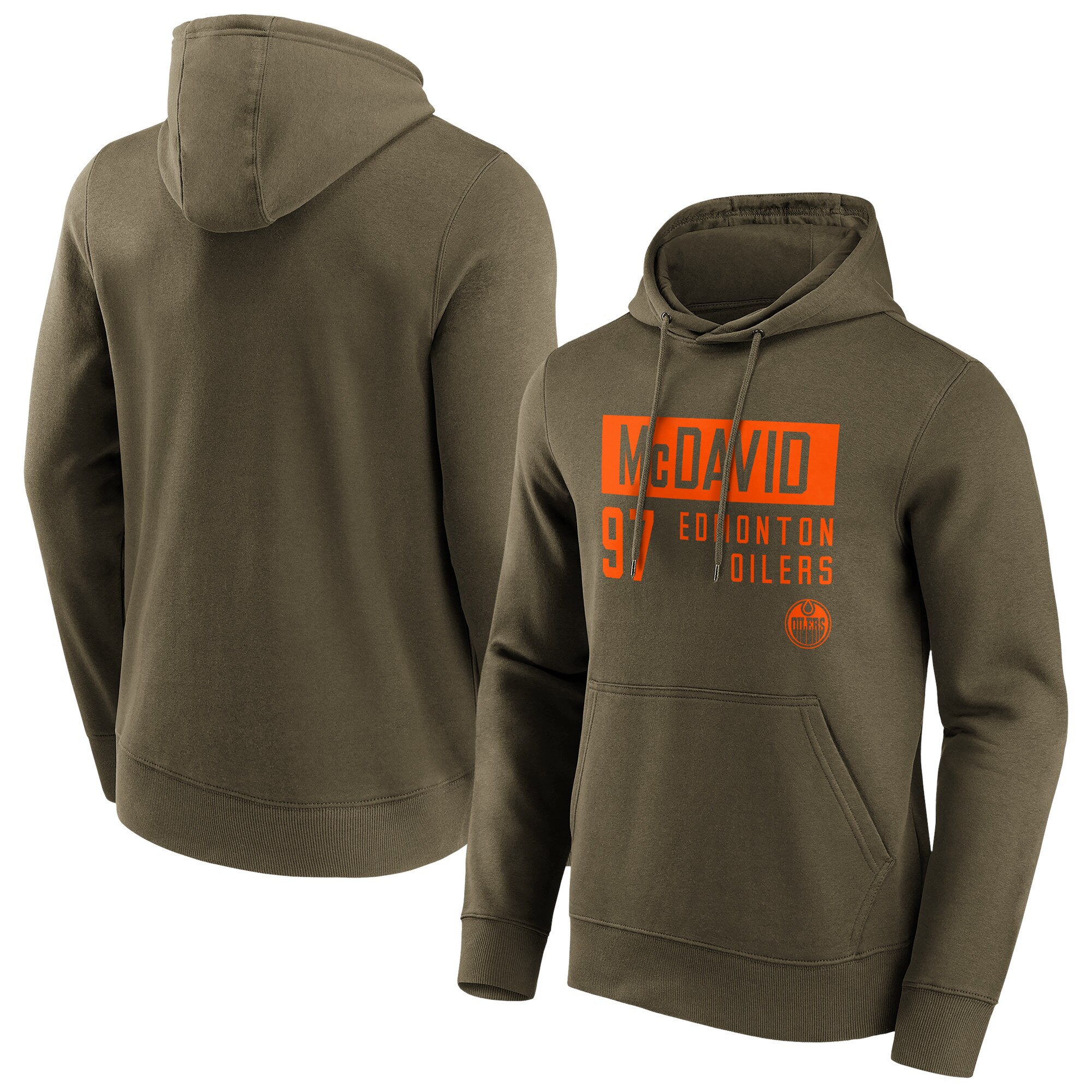 Edmonton Oilers Fanatics Branded Fashion Name & Number Hoodie – Connor McDavid 97 – Herren Image