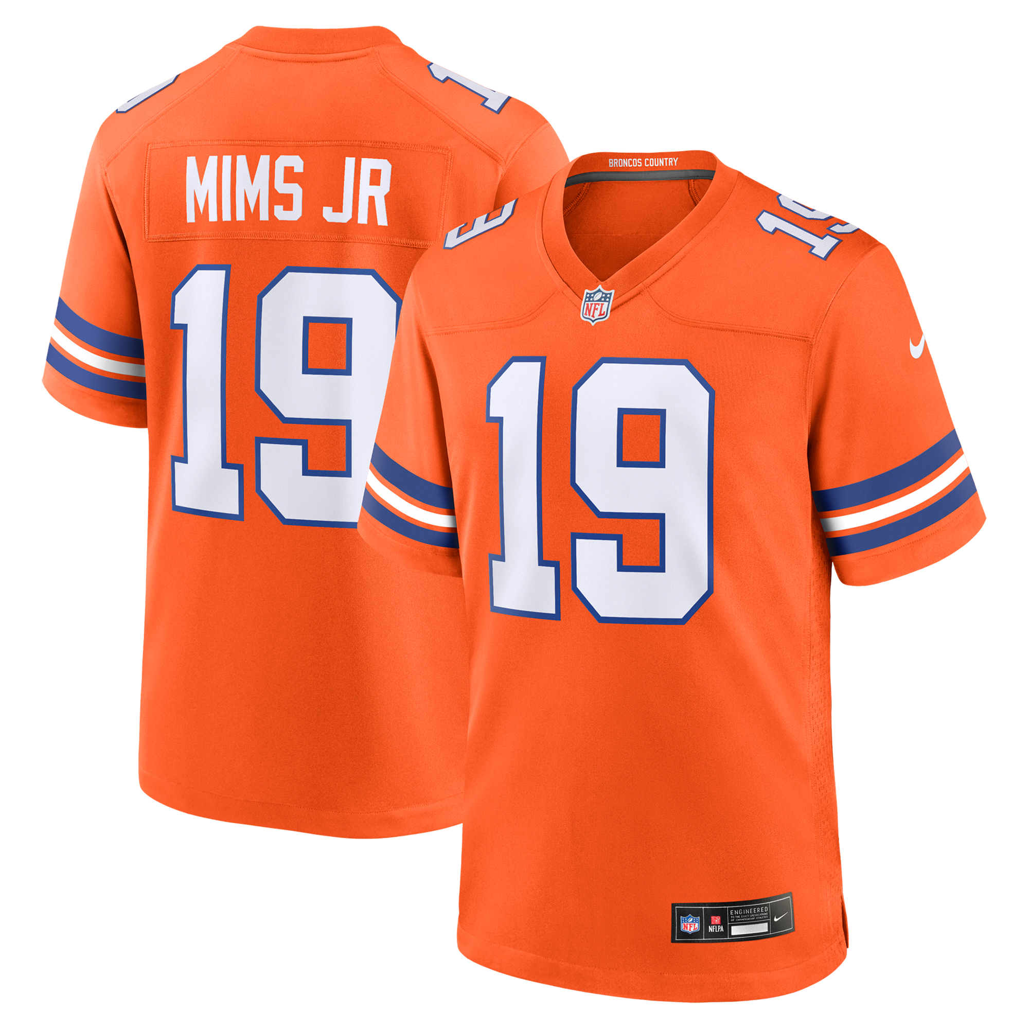 Denver Broncos Nike Mile High Collection 1977 Throwback Trikot - Orange - Marvin Mims Jr. - Herren Image