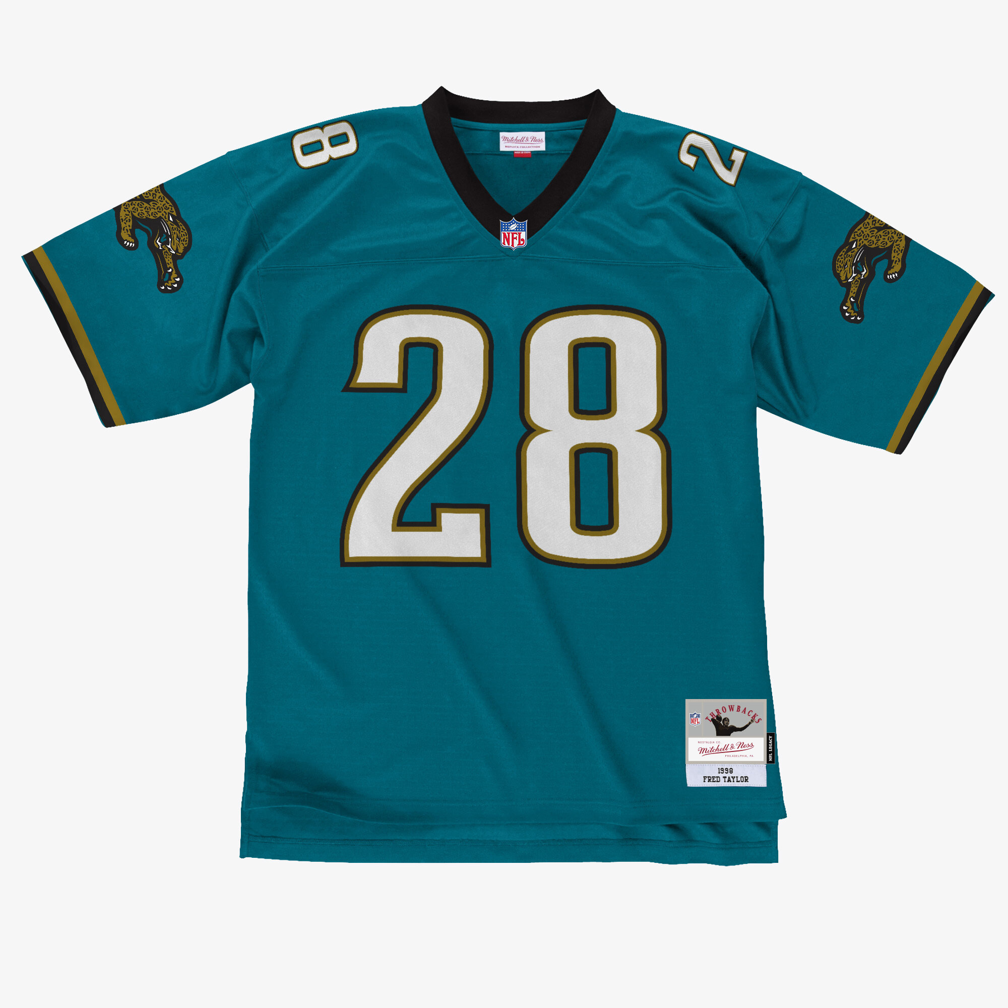 Jacksonville Jaguars Mitchell & Ness Legacy-Trikot: F. Taylor 1998 Image