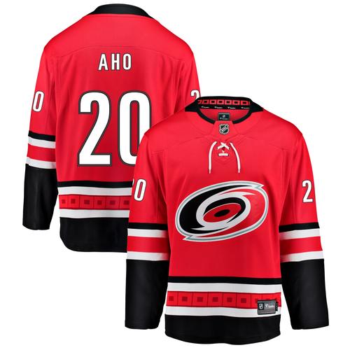 Carolina Hurricanes Fanatics Branded Home Breakaway Jersey - Sebastian Aho - Mens