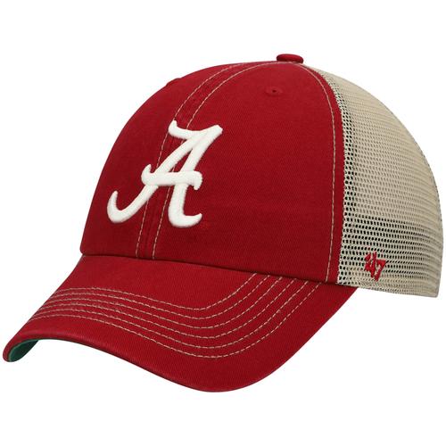 Herren '47 Crimson Alabama Crimson Tide Trawler Trucker Snapback Hat