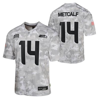 Seattle Seahawks Nike 2024 Salute To Service Trikot - DK Metcalf - Jugendliche Image