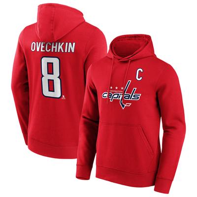 Washington Capitals Name & Number Graphic Hoodie – Ovechkin 8 – Herren Image