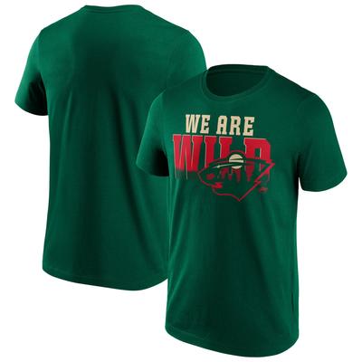 Minnesota Wild Fanatics Branded Hometown Graphic T-Shirt - Dunkelgrün - Herren Image