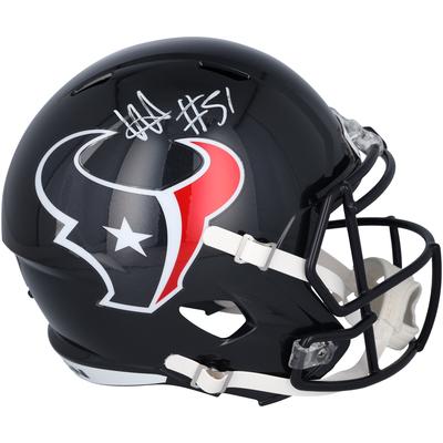 Will Anderson Jr., Houston Texans, signierter 2024 Speed Replica-Helm Image