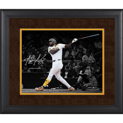 Fernando Tatis Jr. San Diego Padres Faksimile-Signatur, gerahmt, 11 x 35,6 cm, Spotlight-Foto Image