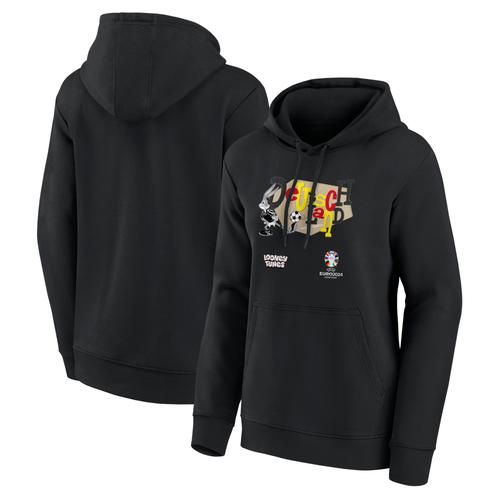 UEFA Deutschland Looney Tunes Bugs Bunny Grafik Hoodie - Schwarz - Damen