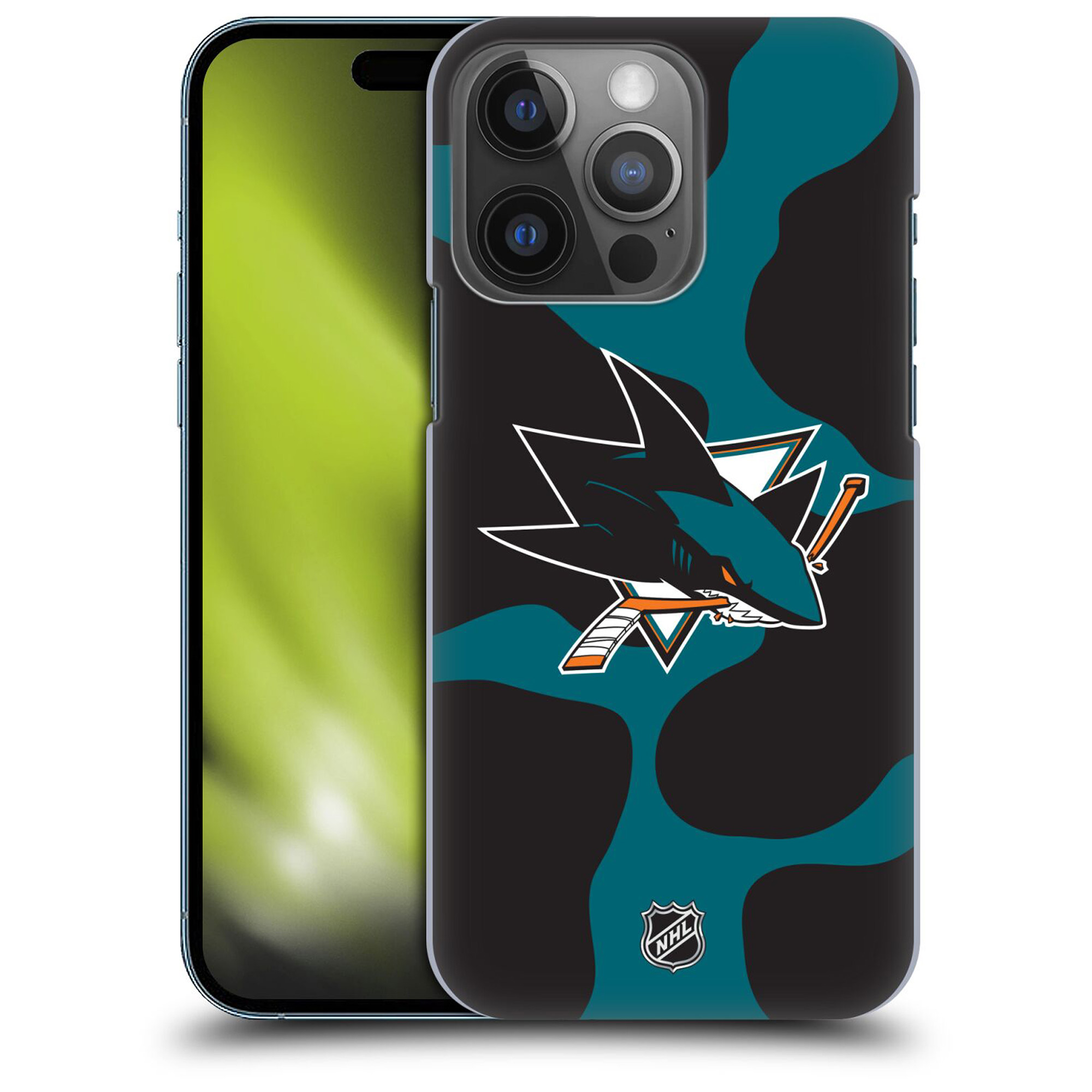 San Jose Sharks NHL Cow Pattern Grafik Phone Case - iPhone Image