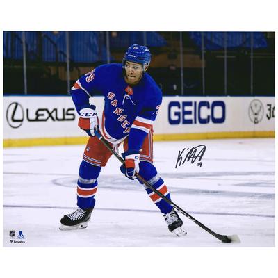 Signiertes NHL-Eislauffoto von K'Andre Miller (New York Rangers), 16 x 20 Zoll Image