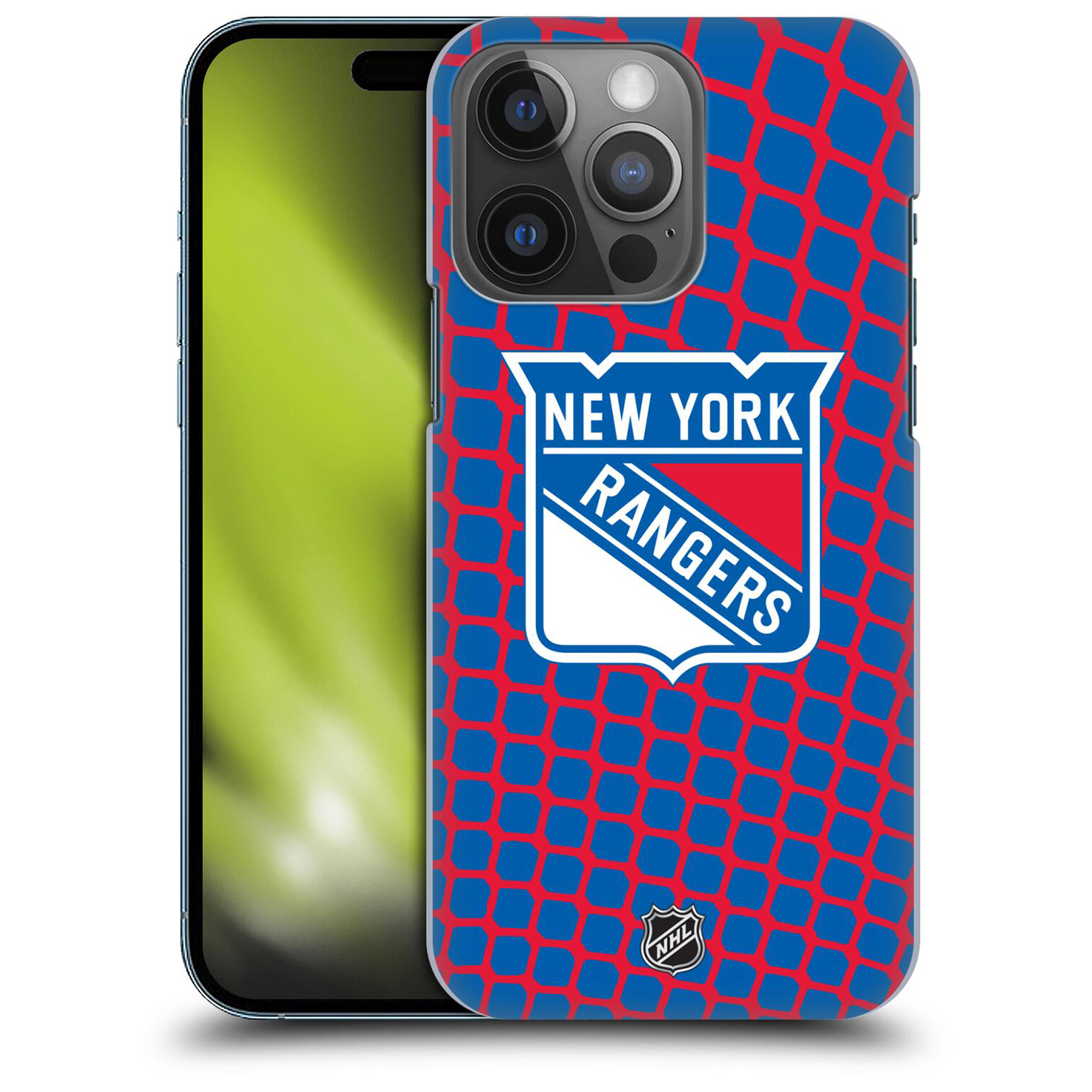New York Rangers NHL Net Pattern Grafik Phone Case - iPhone Image