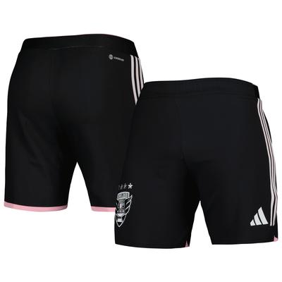 Schwarze adidas D.C. United 2023 Auswärtstrikot AEROREADY Authentic für Herren Image
