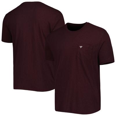 Johnnie-O Herren T-Shirt Heather Maroon Fanatics Corporate Tyler Image