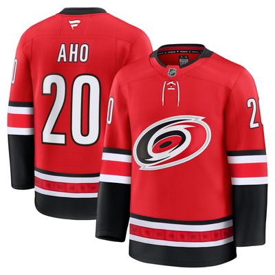 Herren – Rotes alternatives Premium-Trikot der Carolina Hurricanes, Sebastian Aho Fanatics Image