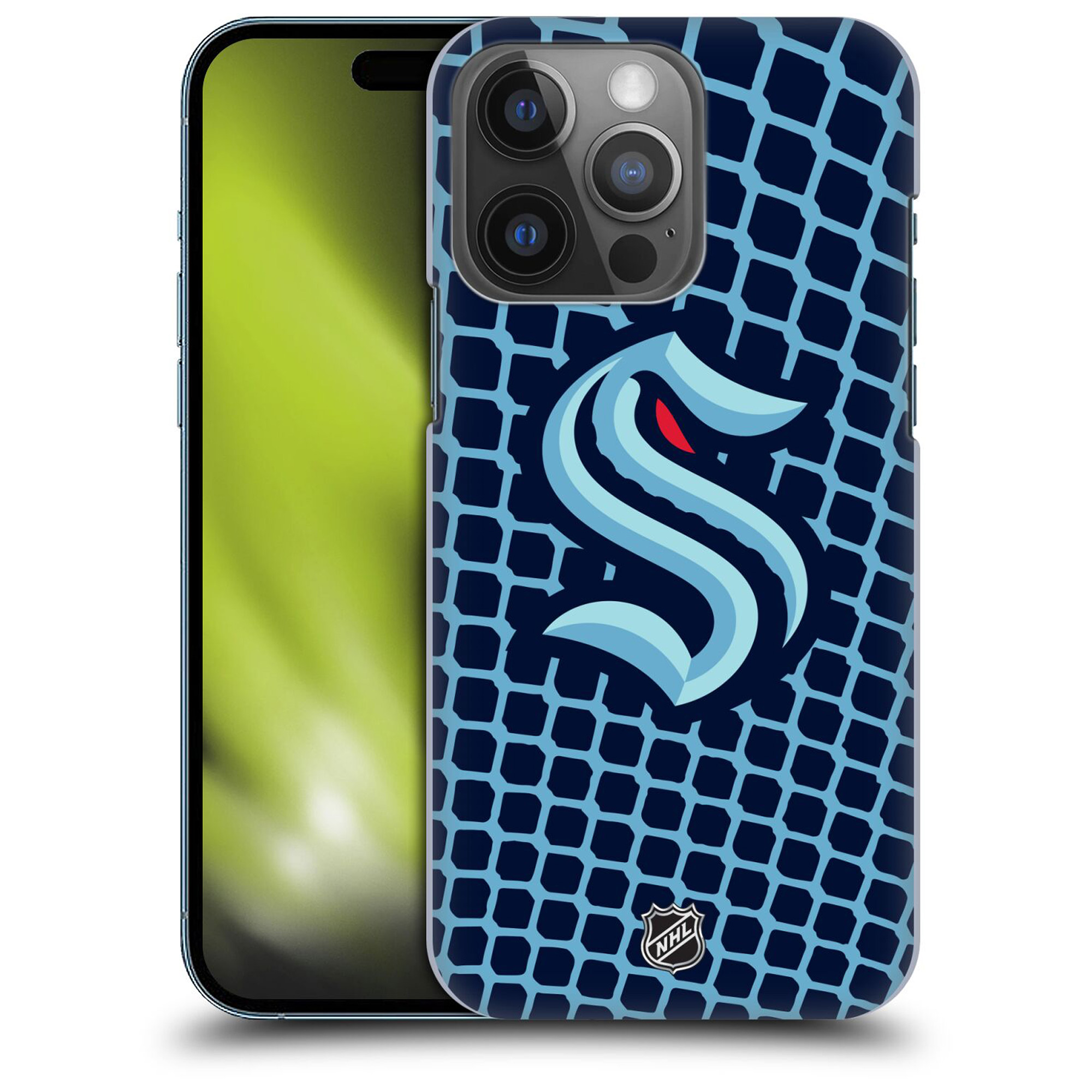 Seattle Kraken NHL Net Pattern Grafik Phone Case - iPhone Image