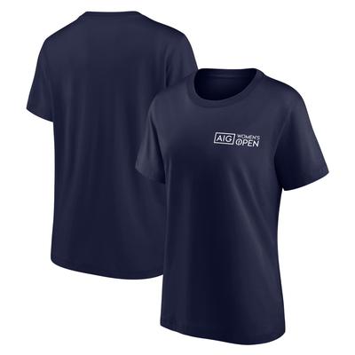 AIG Womens Open Small Logo T-Shirt - Marineblau - Damen Image