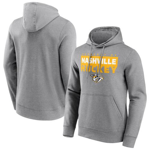 Nashville Predators Fanatics Branded Gain Ground Hoodie - Sportgrau - Herren