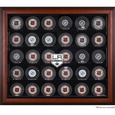 Los Angeles Kings Vitrine aus Mahagoni für 30 Pucks Image