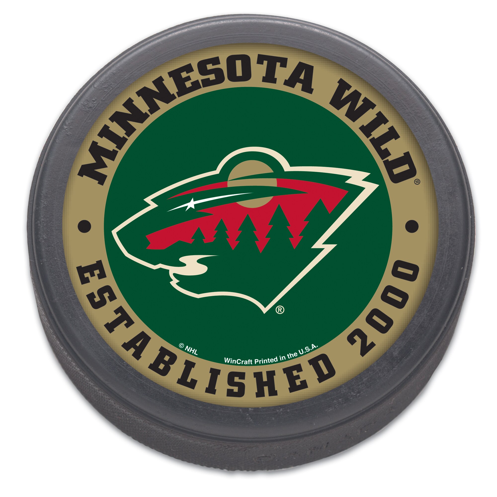 Minnesota Wild Wincraft Hockey Puck Image