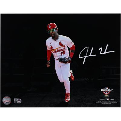 Jordan Walker, St. Louis Cardinals, signiertes 11 x 14 Zoll großes Eröffnungstag-Spotlight-Foto Image