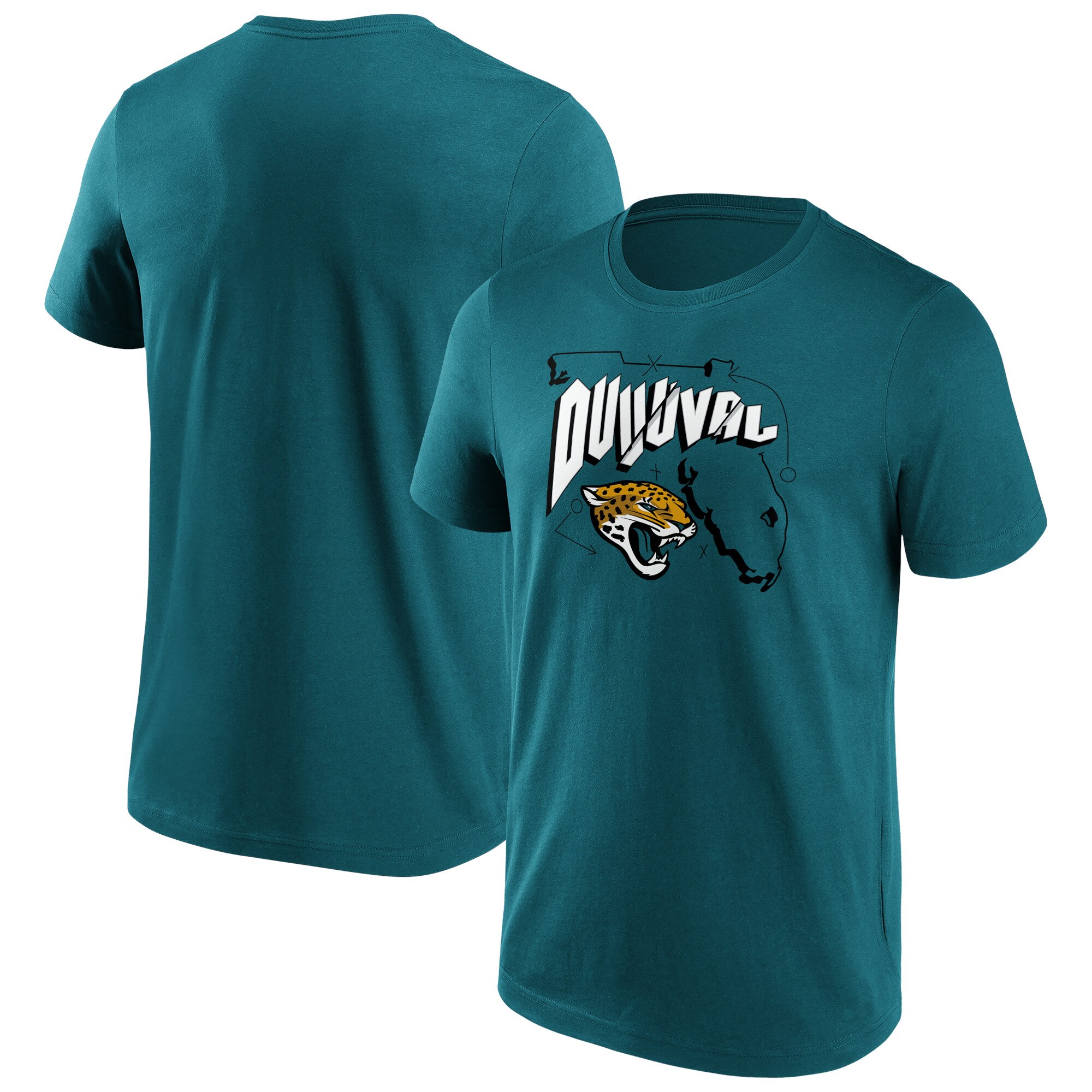 Jacksonville Jaguars Duuuval Iconic Hometown Grafik T-Shirt - Herren Image