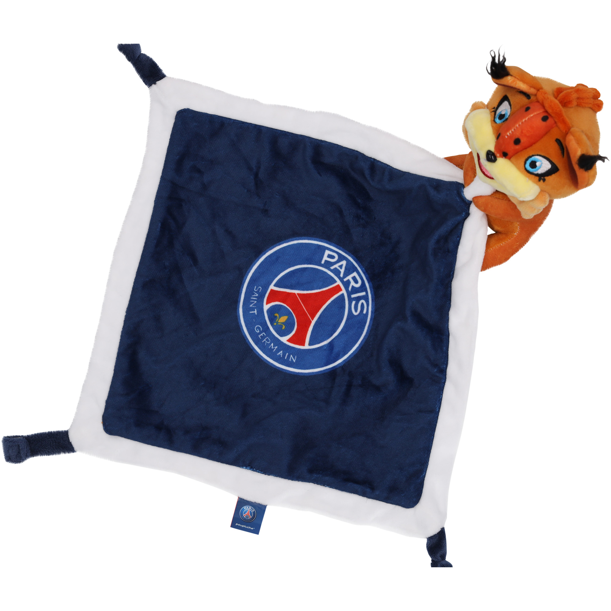 Paris Saint-Germain Baby-Maskottchen-Schmusedecke Image