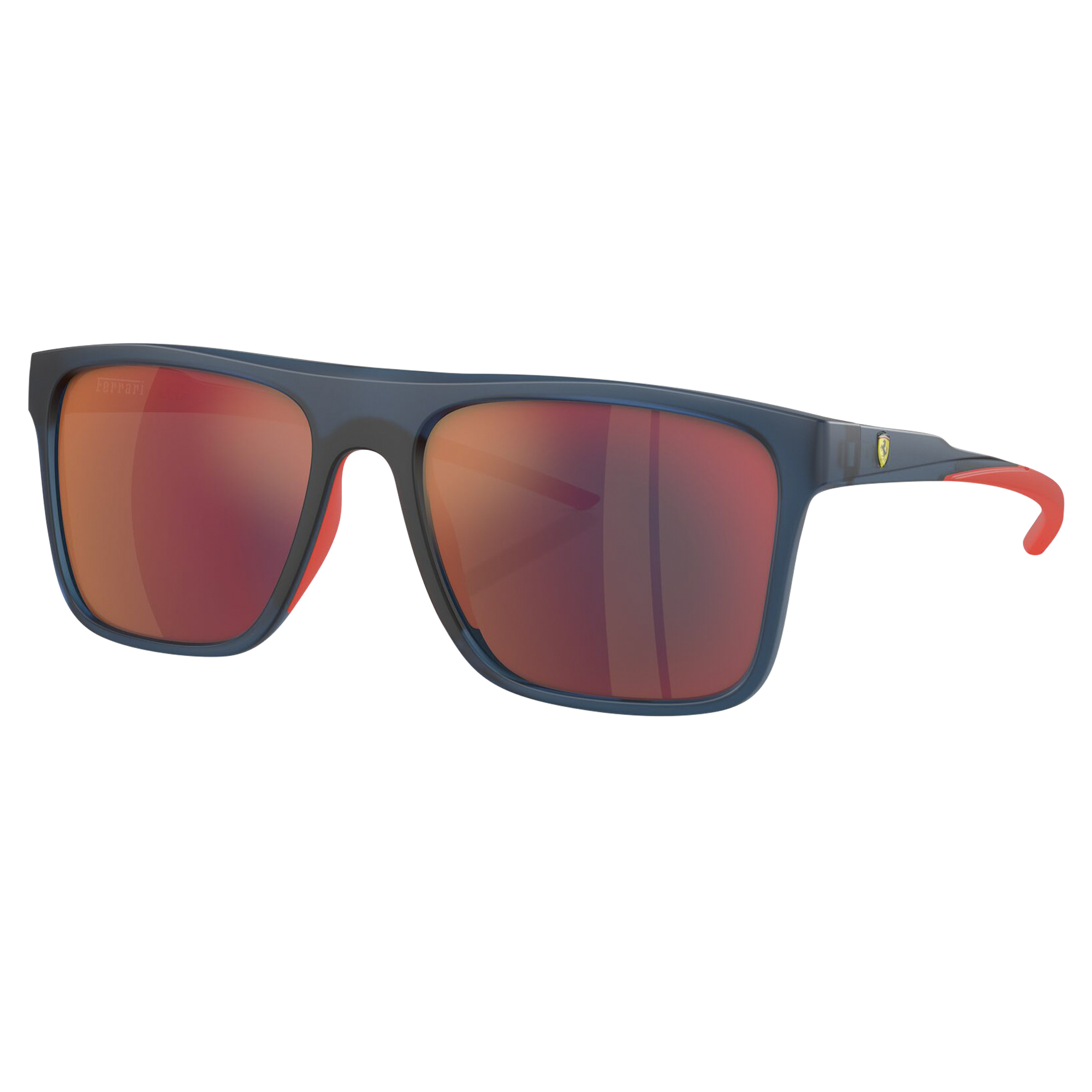 Scuderia Ferrari Aerodynamische Sonnenbrille – Mattschwarz mit Rot Image