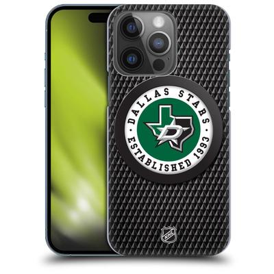 Dallas Stars NHL Puck Texture Grafik Phone Case - iPhone Image