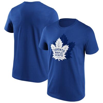 Toronto Maple Leafs Fanatics Marken-Overlay-T-Shirt - Royal - Herren Image