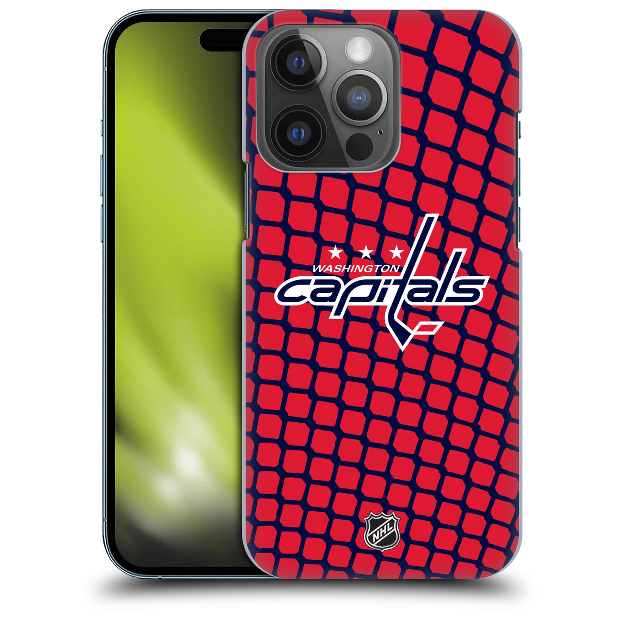 Washington Capitals NHL Net Pattern Grafik Phone Case - iPhone Image